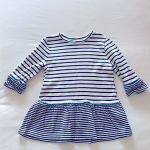 Mini Boden Navy and White Striped Top!